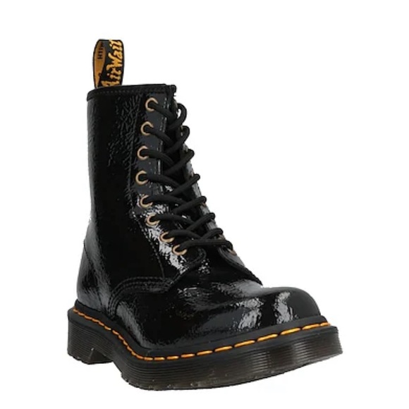 New Dr. Martens distressed patent leather boots size - 8US L - Picture 2 of 7